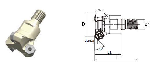 XN07/09 Face Milling Cutter