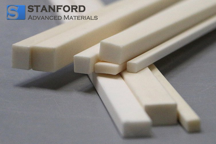 Custom Ivory Aluminum Oxide Ceramic Rod High Temperature Resistance