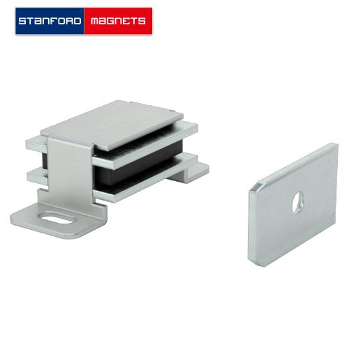SMON6115 (Discontinued) 2 Layers Aluminum Polished Magnetic Latches