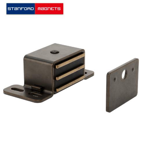 SMON6117 3 Layers Bronze Painted Aluminum Dull Magnetic Latches