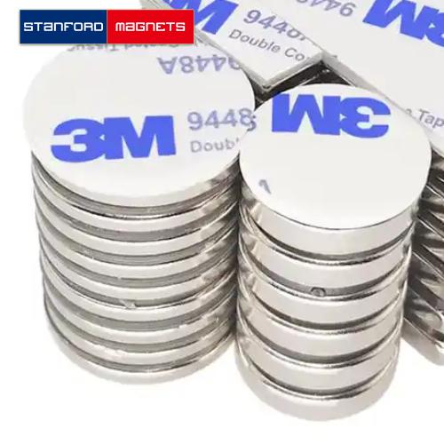 SMON6131 3/8" dia. Neodymium Adhesive Backed Disc Magnet