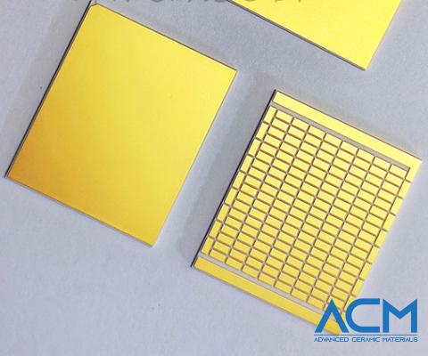 MC6501 Nickel-Gold Plated Alumina Ceramic Substrate