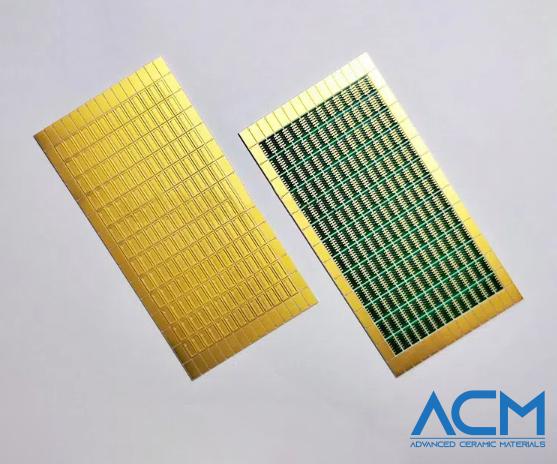 MC6506 Aluminum Nitride Ceramic Substrate with Nickel-Palladium Plating and Dam Structure
