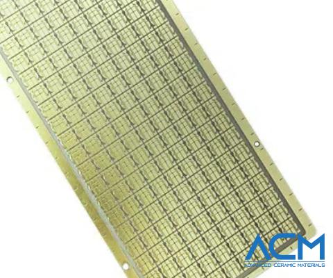 Gold-Plated Aluminum Nitride (AlN) Ceramic Substrate