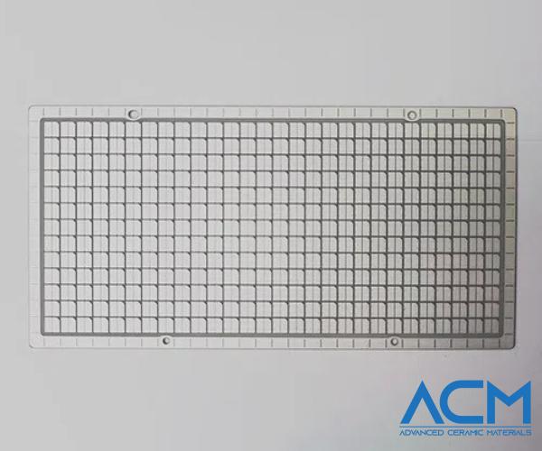 Fine-Pitch Silver-Plated Aluminum Nitride (AlN) Ceramic Substrate