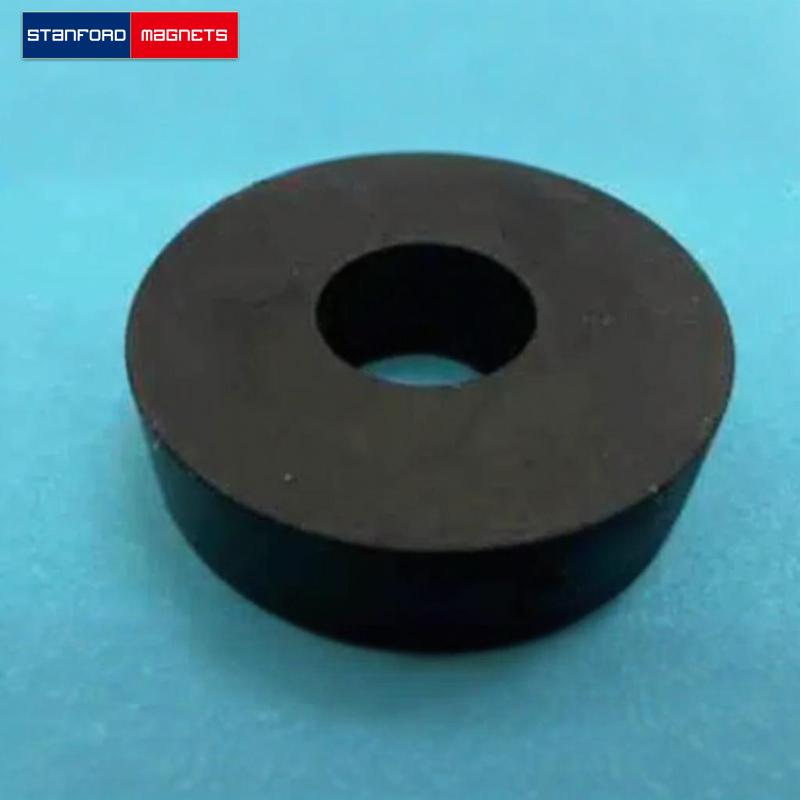 SMON6926 1 x 1/4 Inch Neodymium Rare Earth Plastic Coated Countersunk Ring Magnet N42 (#6 screw)