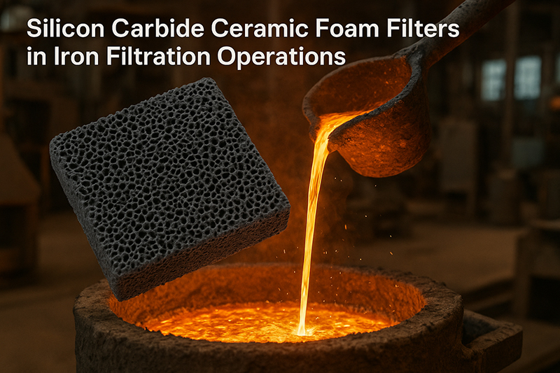 silicon-carbide-ceramic-foam-filters-in-iron-filtration-operations