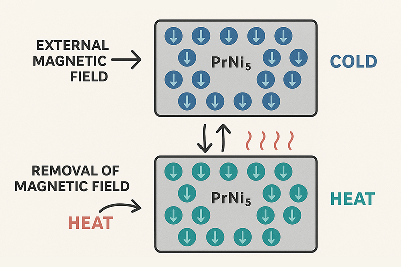 how-praseodymium-creates-cold-from-magnetism
