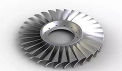 turbine blades made of high-performance alloys