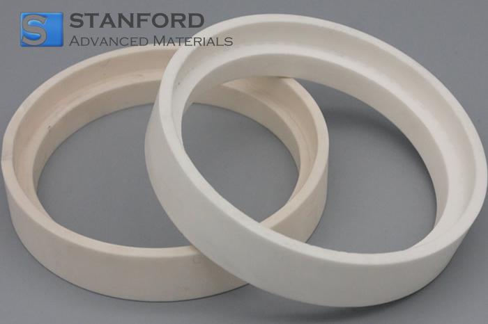 Alumina Ceramic Ring, Aluminum Oxide Ring, Al2O3 Ring 99%, Dia. 9 mm