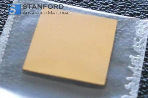 Gold (Au) Single Crystal Substrate <111> 10x10x0.5 mm