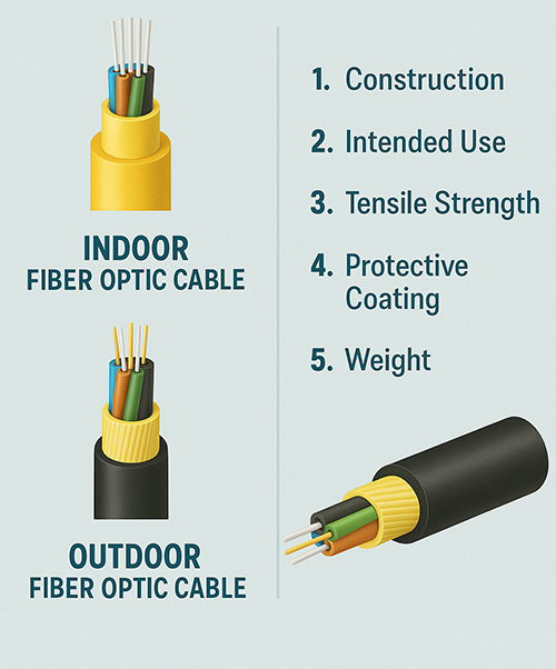 Indoor/Outdoor Optical Cable Key Differences Indoor/Outdoor Optical Cable Key Differences