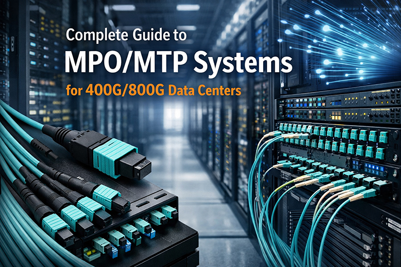 The Complete Guide to MPO/MTP Systems for 400G/800G Data Centers