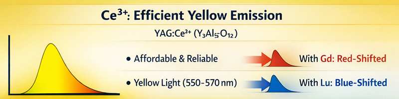 Cerium (Ce³⁺) Color