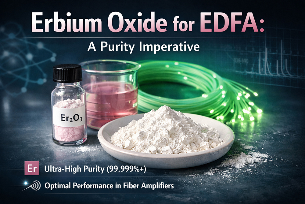 Erbium Oxide for EDFA