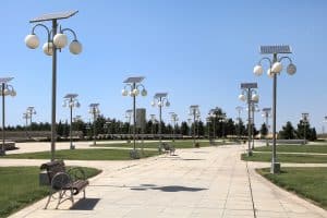commercial solar lighting business