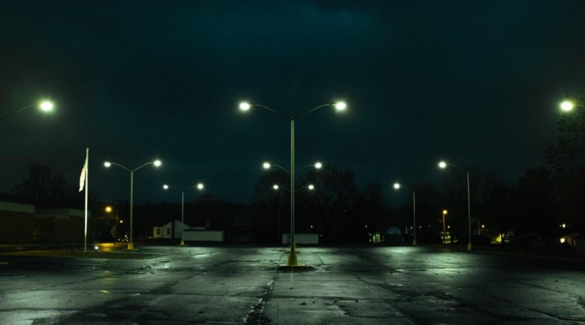 parking lot lights