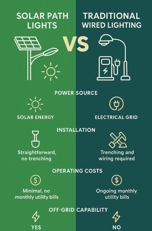 Solar Path Lights in Maryland