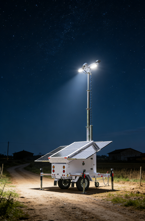 High-Performance LED Solar Lighting Tower