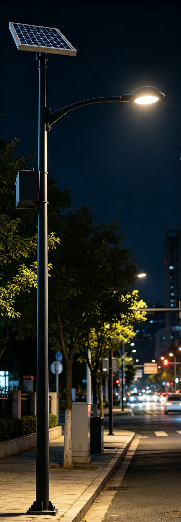 Solar-Powered Security Lighting